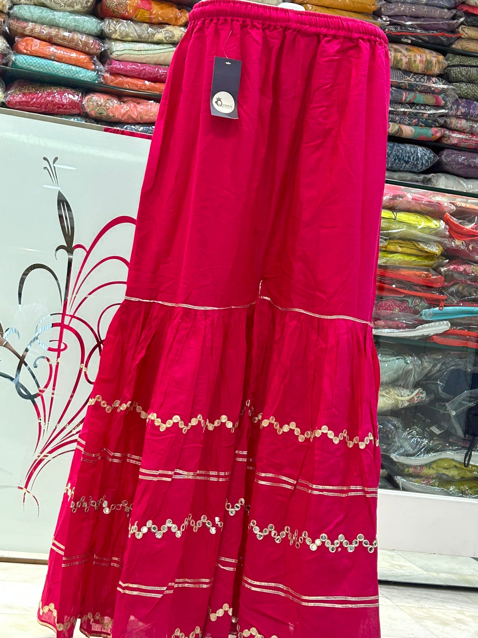 rani pink cotton sharara