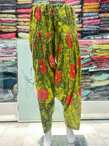 Pure cotton multicolor patiala salwar for casual wear