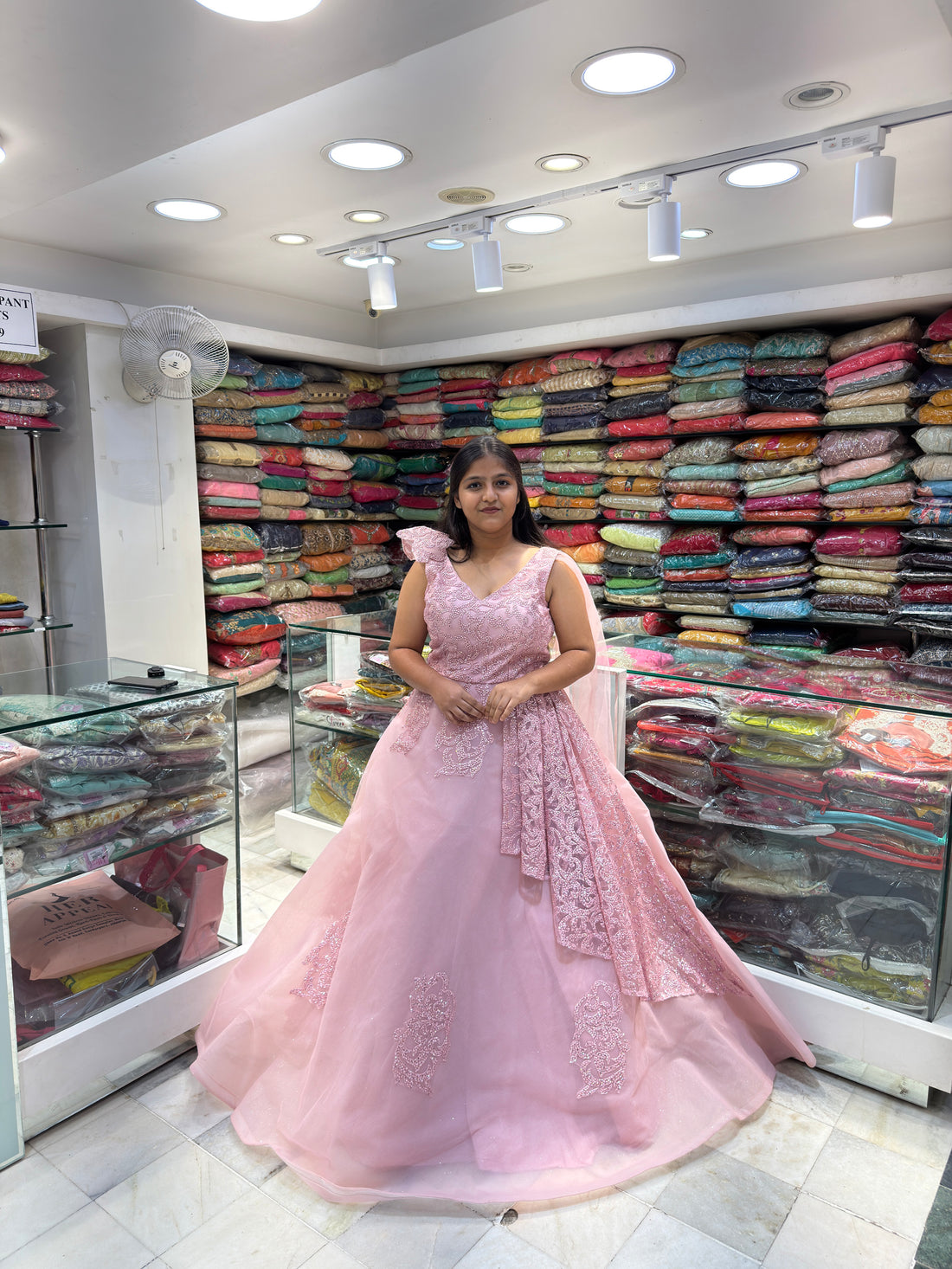 princess look powder pink beautify wedding ball gowns