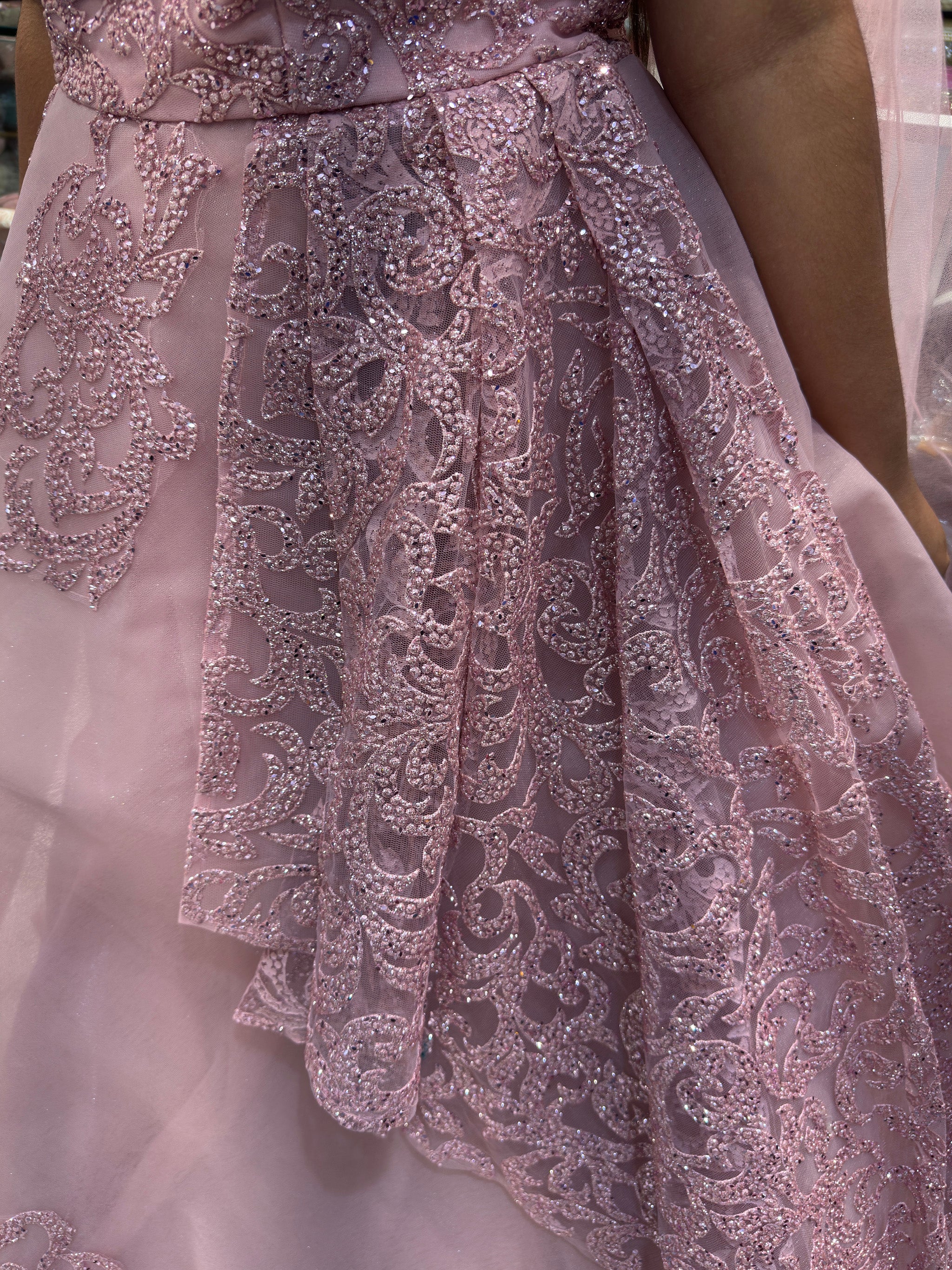 princess look powder pink beautify wedding ball gowns