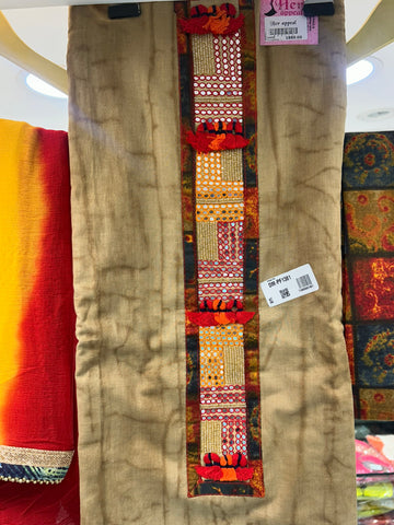 Designer Cotton traditional look rayon dress material