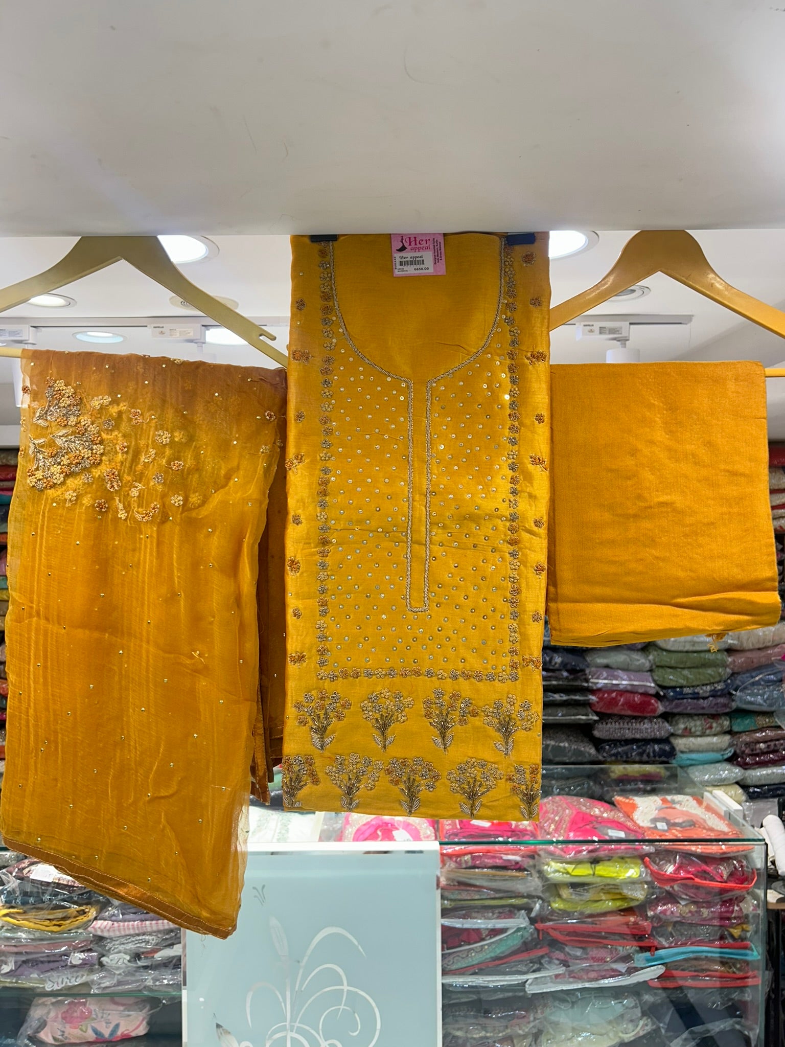 pure zardosi hand work pure silk and hand work chiffon dupatta