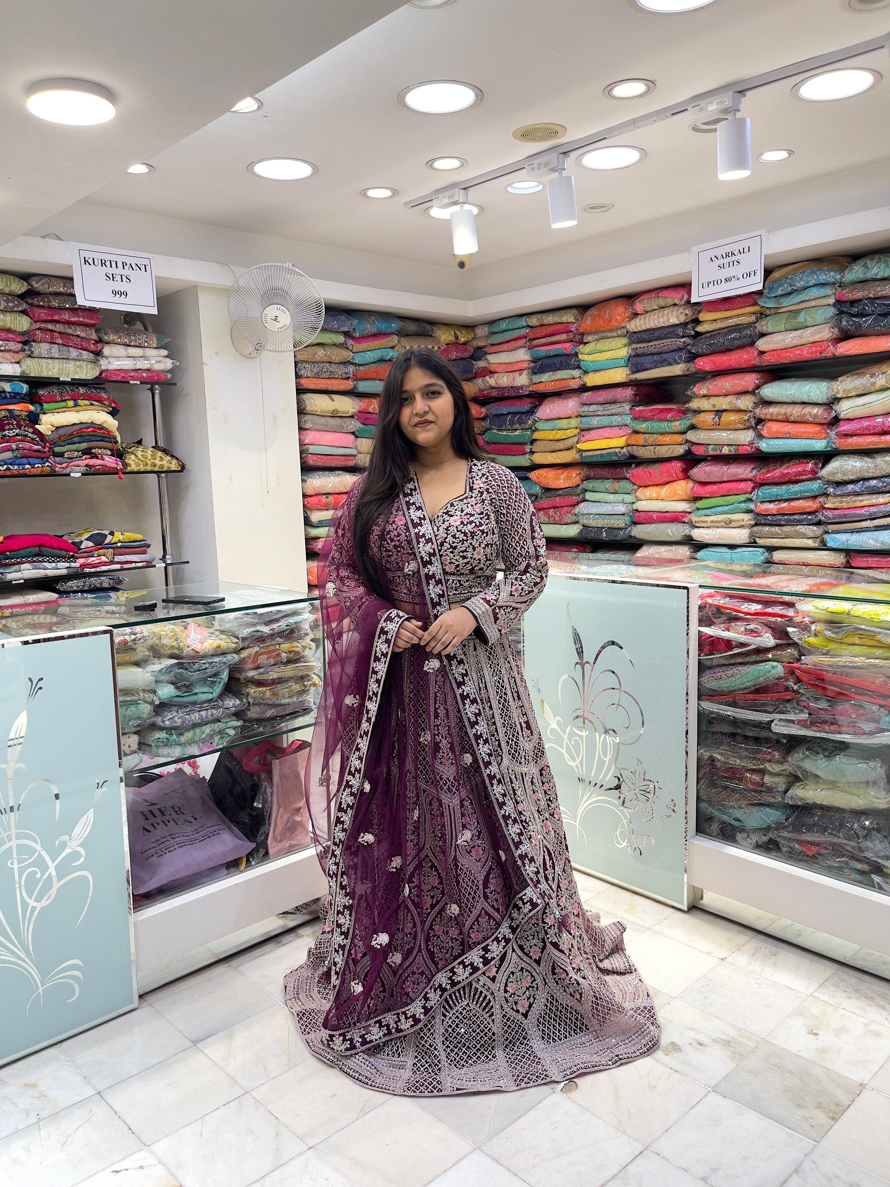 designer zari stone sequence work wedding lehenga