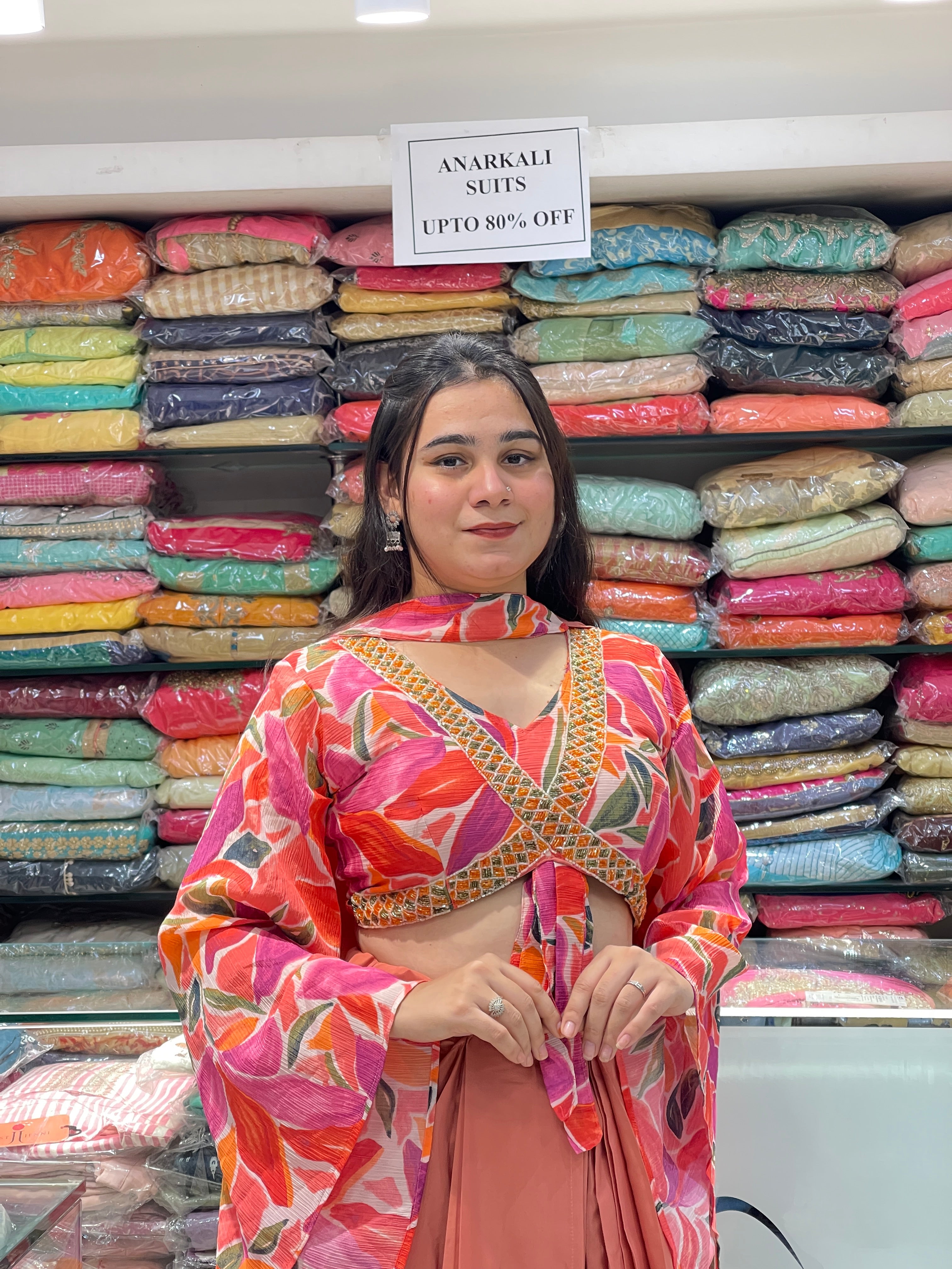 Butterfly Look designer indowester with cowl skirt