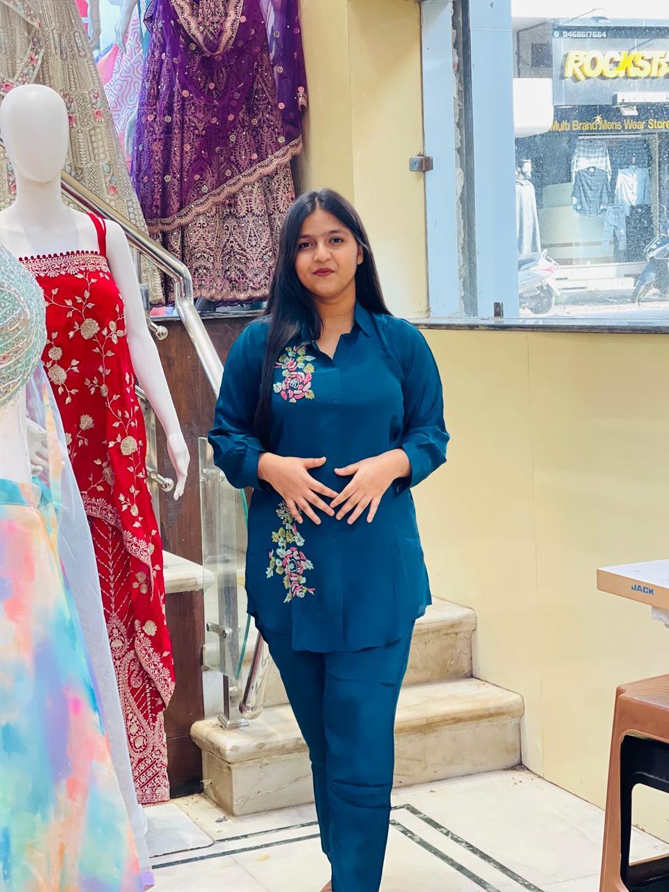 Partywear Co-ord Set – Stylish Crepe Fabric, Elegant & Comfortable