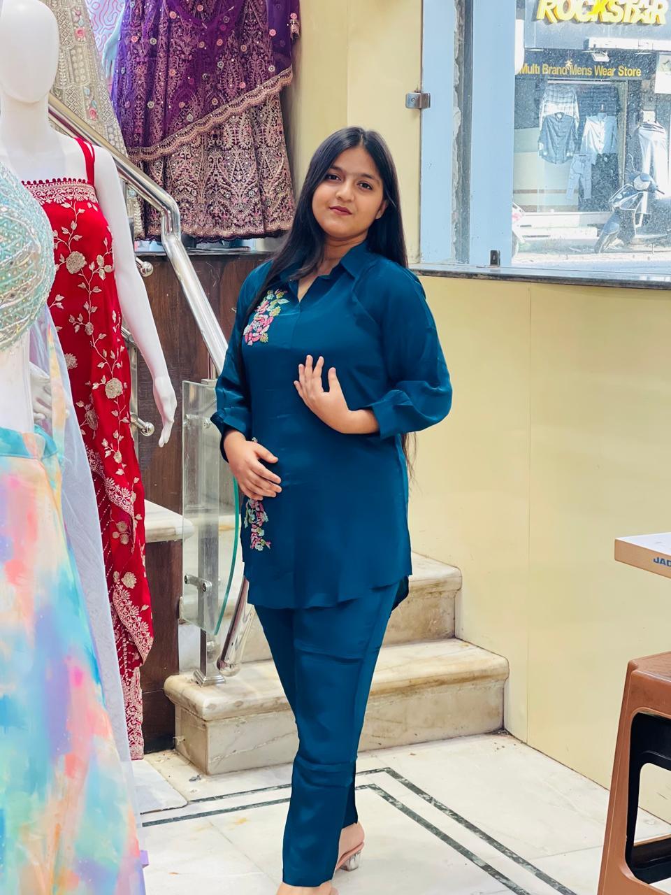 Partywear Co-ord Set – Stylish Crepe Fabric, Elegant & Comfortable