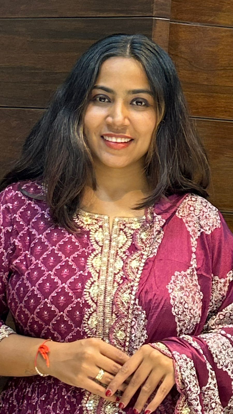 Rayon cotton front slit partywear anarkali suit