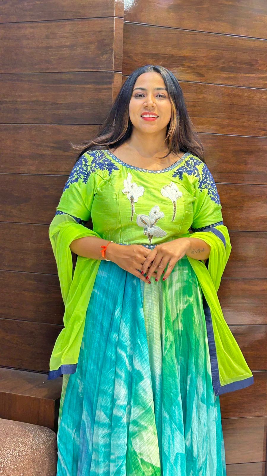 awesome embroidered long anarkali suits