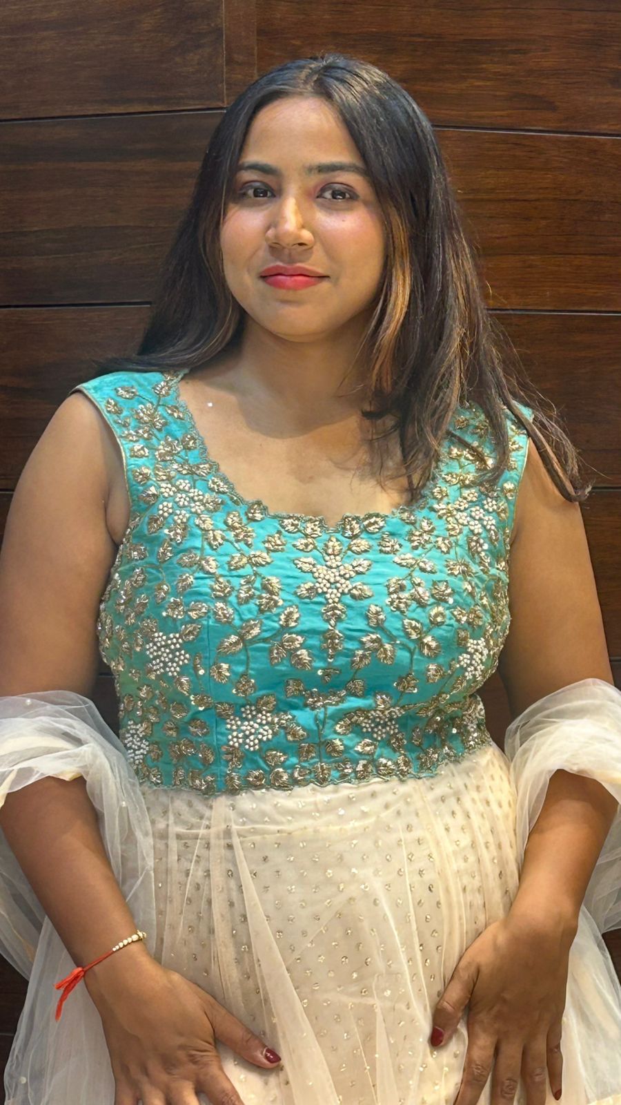 beautiful choli work zari zardosi stone moti wedding gowns