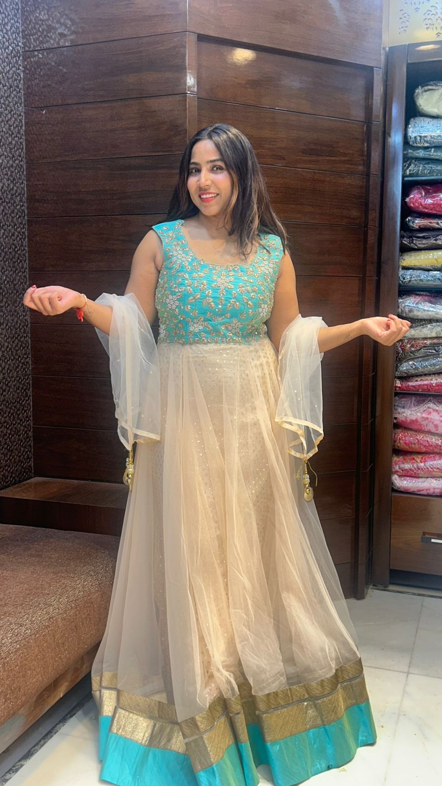 beautiful choli work zari zardosi stone moti wedding gowns