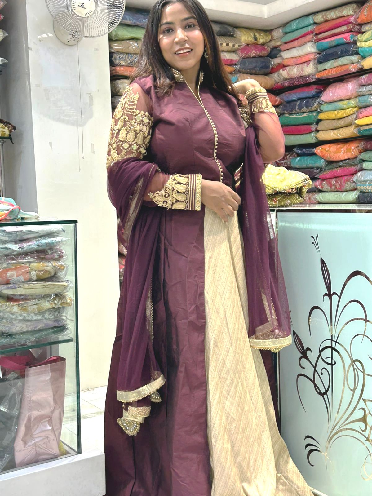 Indo western designer long top wedding collections