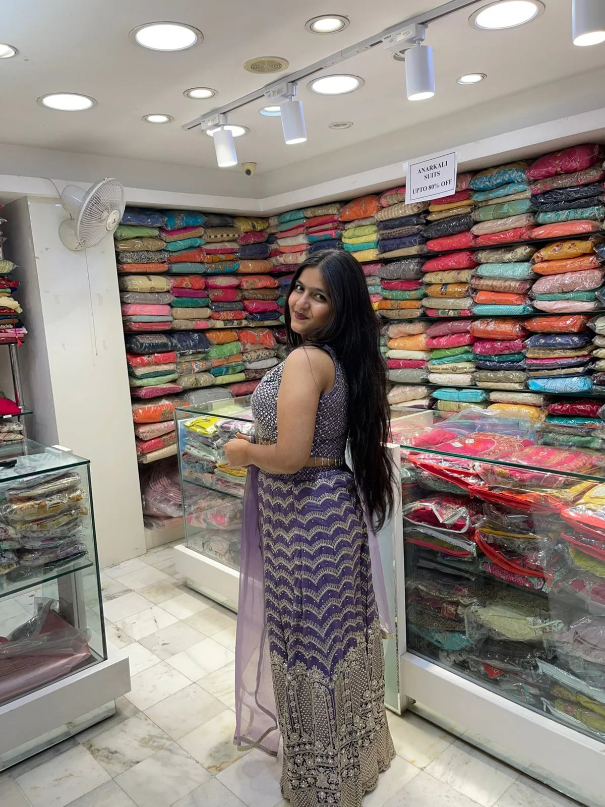 Heavy Zari Thread Mirror Work Styleish Top Indo Western Dress