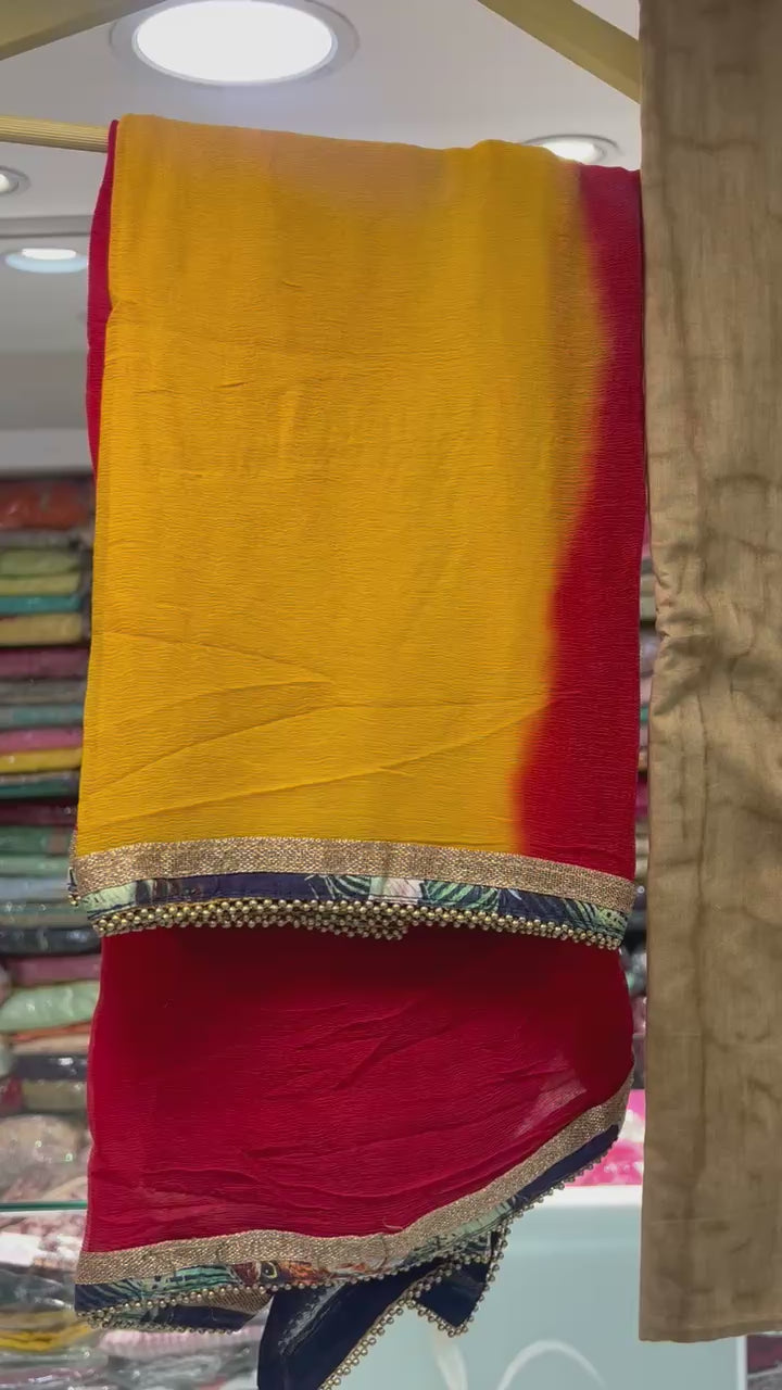 Designer Cotton traditional look rayon dress material